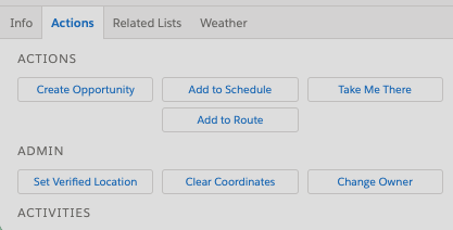 salesforce maps set a verified location button in marker tooltip used to move a marker in the map