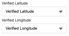 salesforce maps verified latitude and verified longitude fields to move a marker