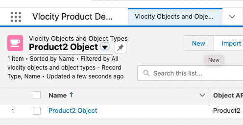 salesforce industries Product object types from Product2 Object