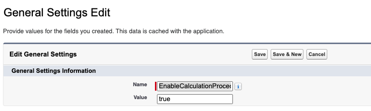 general settings enable legacy calculation procedure and matrices